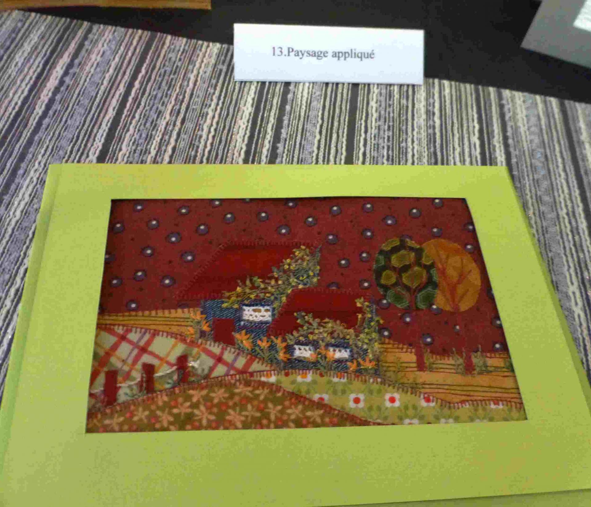 Atelier 13 - Paysage appliqué
