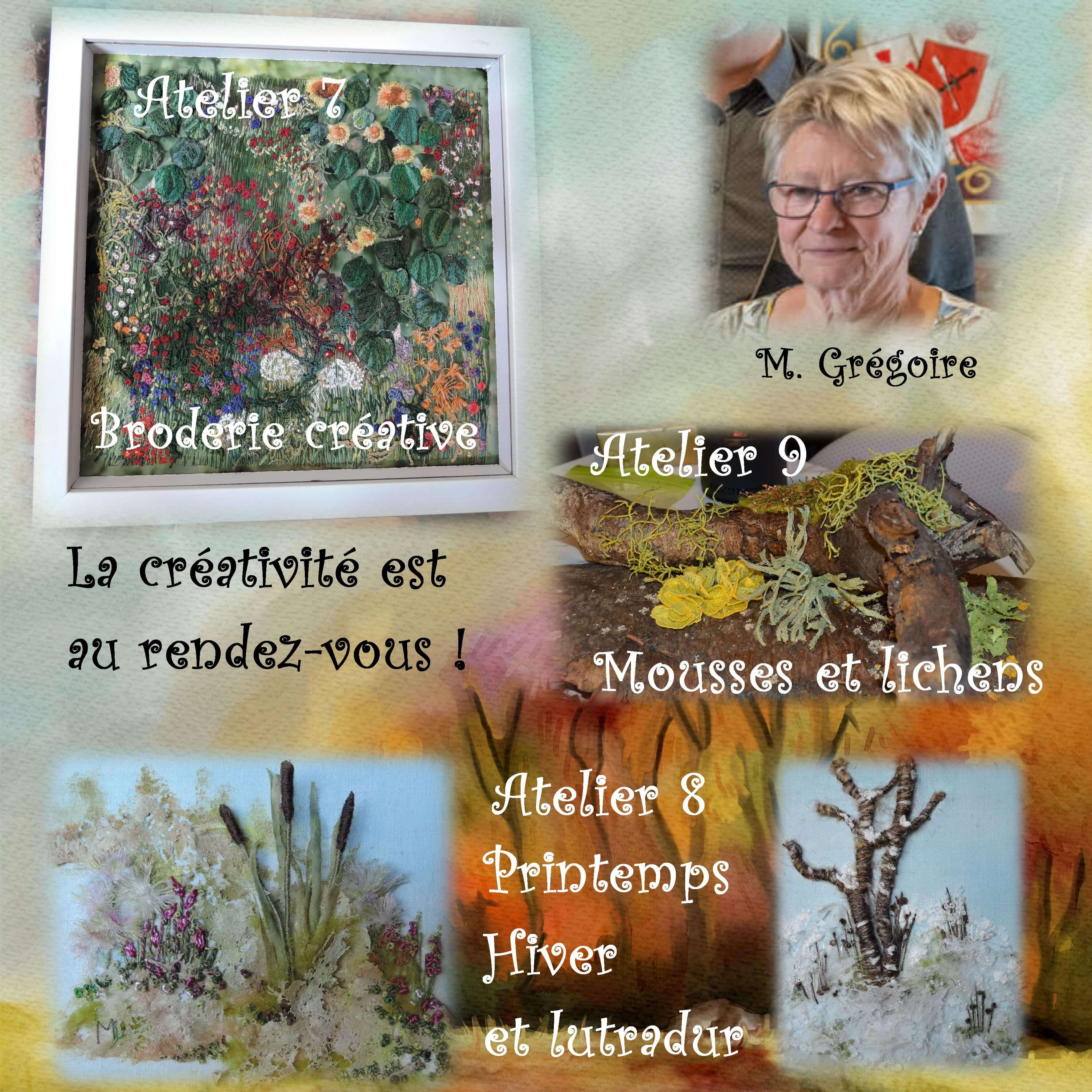 Voici mes propositions d'atelier